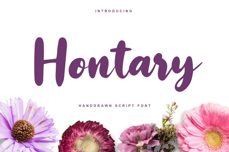 hontary-handdrawn-script-font