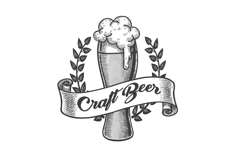 craft-beer-emblem-drawn-in-engraving-style