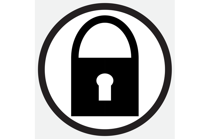 padlock-icon-black-white-monochrome