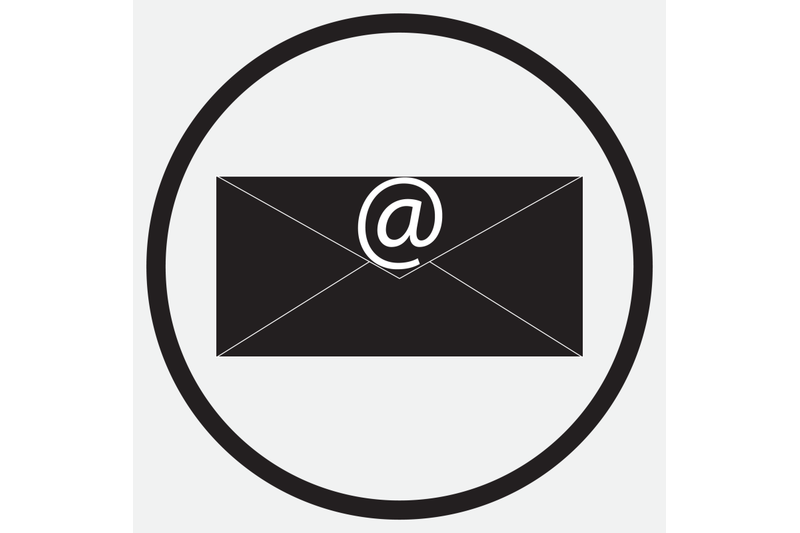 icon-monochrome-black-white-e-mail-message