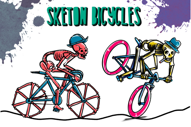 skeleton-bicycles