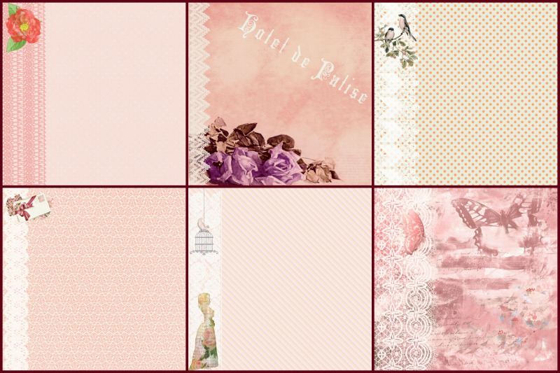 vintage-lace-and-peach-digital-papers