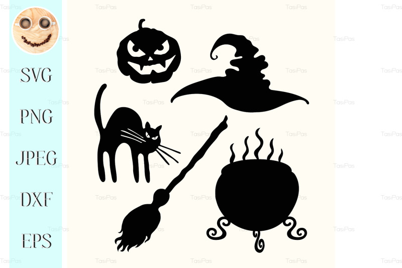 witch-hat-pumpkin-lantern-cat-broom-and-cauldron-stencil