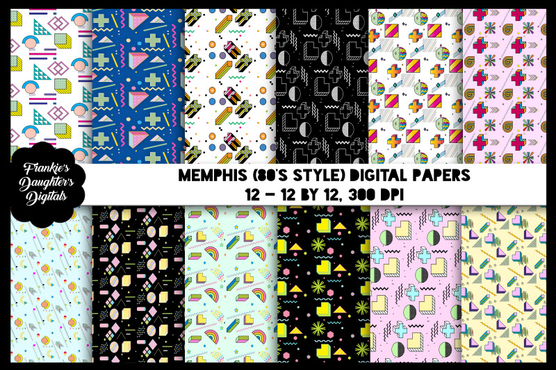memphis-1980s-style-digital-papers