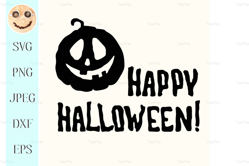 happy-halloween-title-and-pumpkin-lantern-on-white