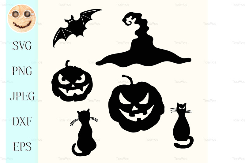 halloween-pumpkin-lantern-black-cat-witch-hat-bat-stencil