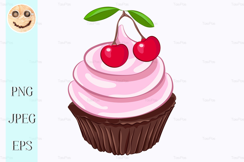 chocolate-cupcake-with-cherry-whipped-cream-nbsp