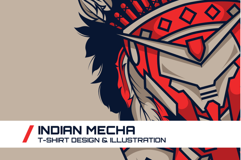 indian-mecha-t-shirt-illustration