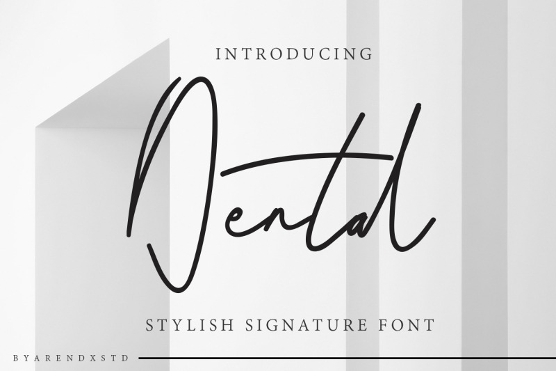 dental-signatures-font
