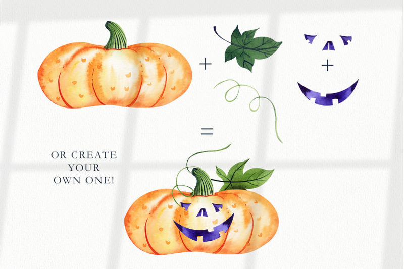 watercolor-halloween-pumpkins-set