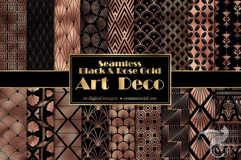 black-and-rose-gold-art-deco-digital-paper