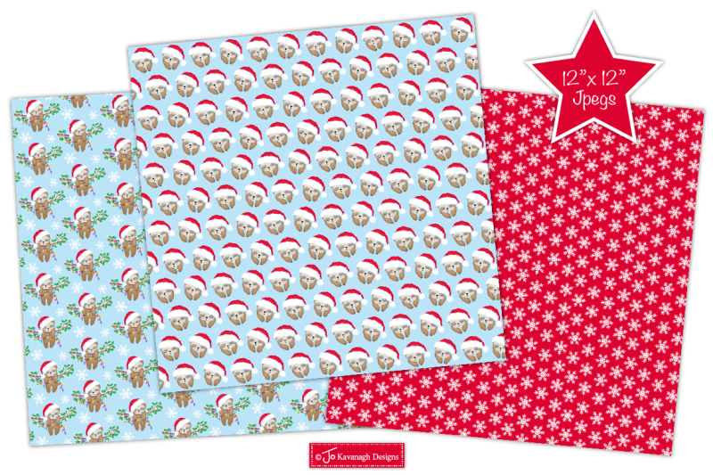 christmas-sloth-digital-paper-christmas-patterns-cute-sloth-p43