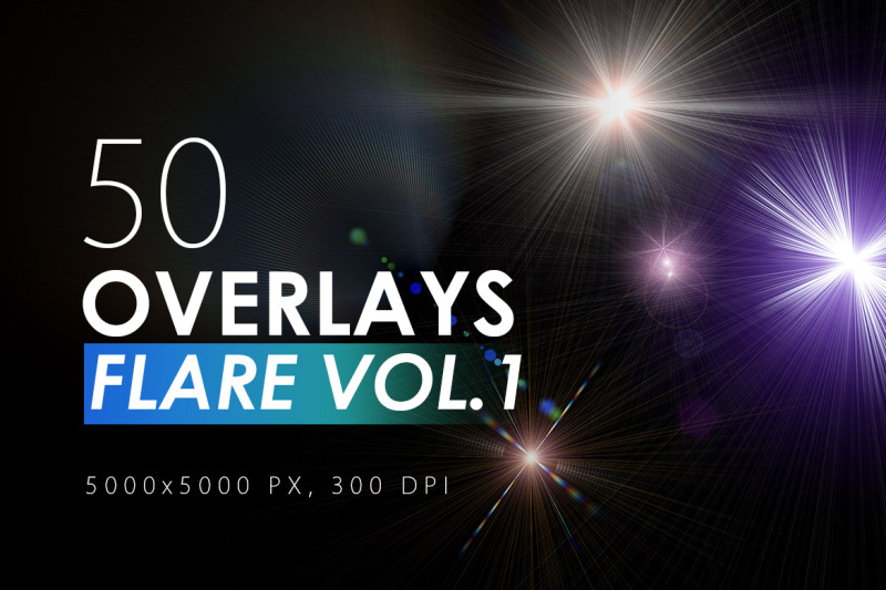 50-flare-amp-stars-overlays-volume-1