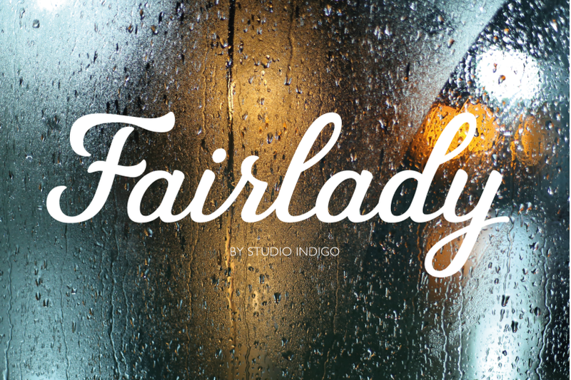 fairlady-a-chunky-script-font