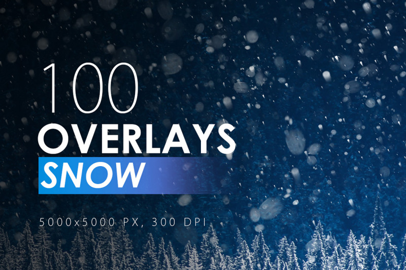 100-snow-overlays