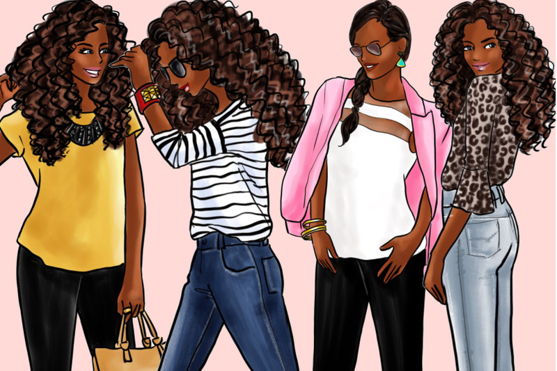 watercolor-fashion-clipart-fashion-girls-31-dark-skin