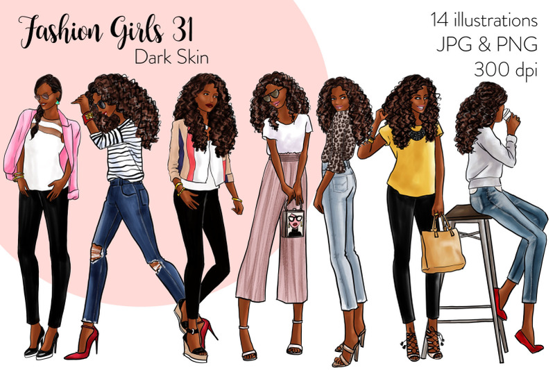 watercolor-fashion-clipart-fashion-girls-31-dark-skin