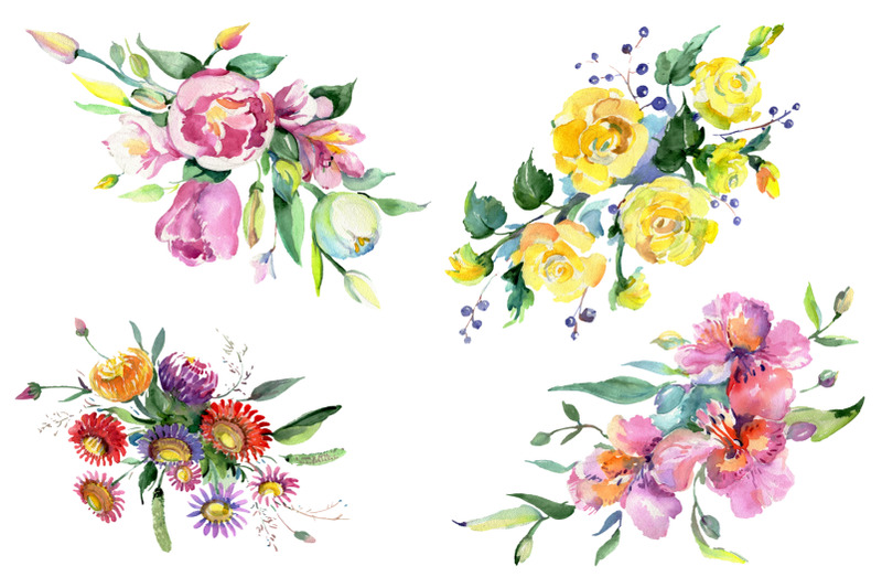 bouquet-of-flowers-matures-feelings-watercolor-png