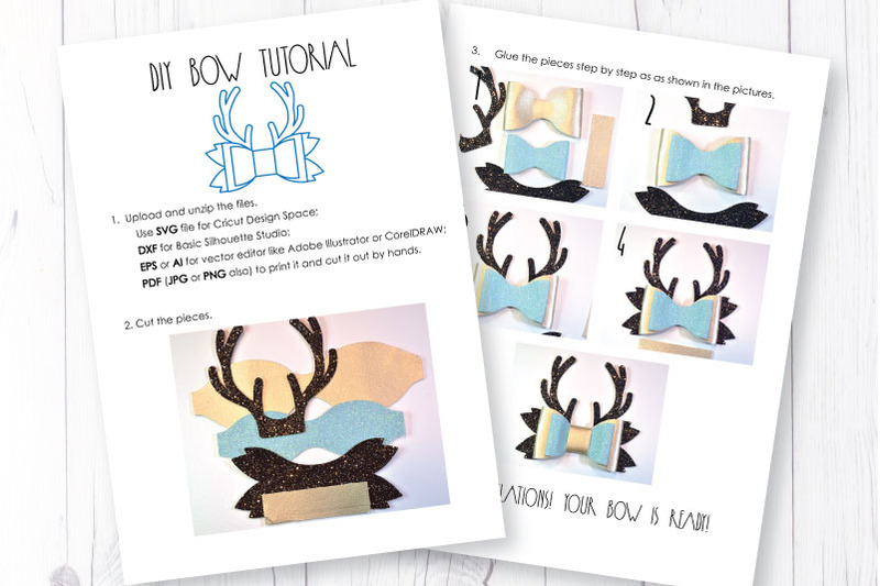 deer-antlers-hair-bow-template-svg-dxf-pdf-with-diy-tutorial