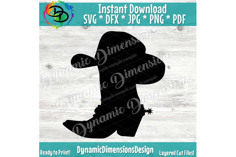 cowboy-boot-cowbow-hat-country-western-silhouette-svg-instant-dow