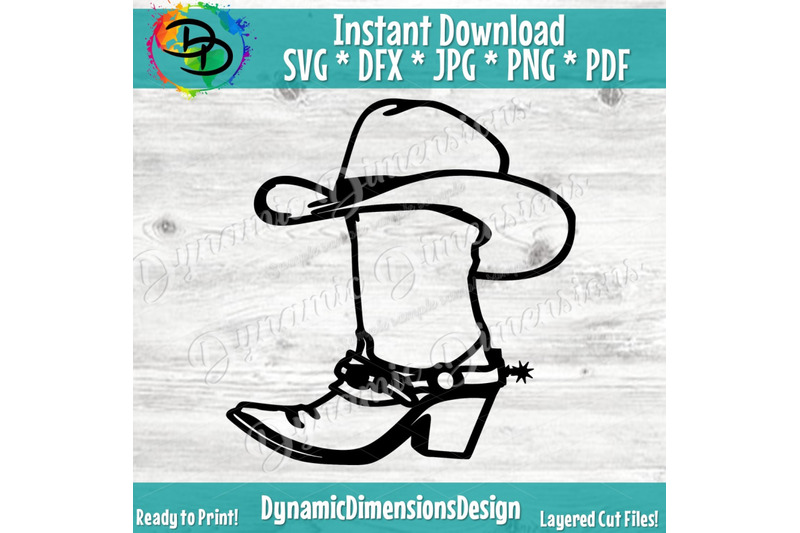 cowboy-boot-cowbow-hat-country-western-silhouette-svg-instant-dow