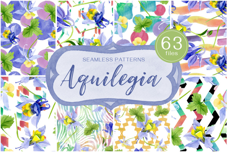 columbine-or-aquilegia-flower-watercolor-png