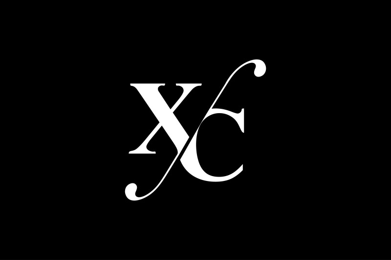 XC Monogram Logo Design By Vectorseller | TheHungryJPEG.com