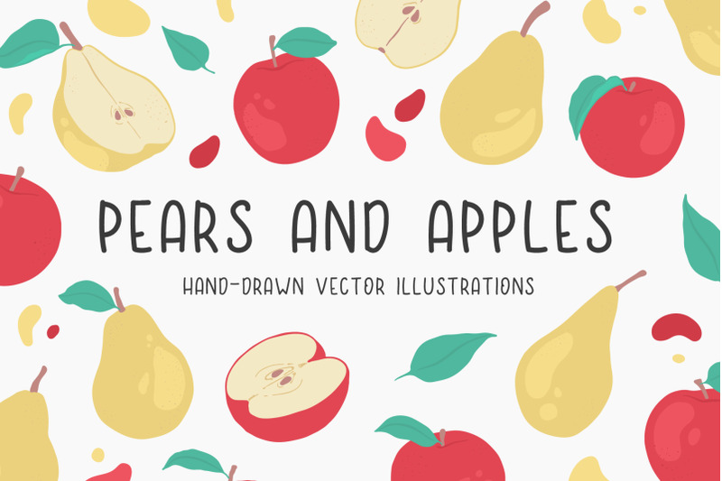 pears-and-apples-illustrations