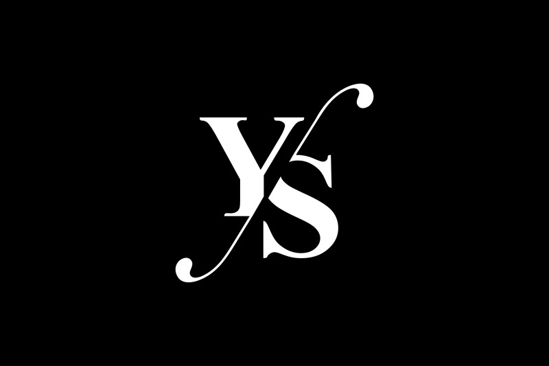 YS Monogram Logo Design By Vectorseller | TheHungryJPEG.com