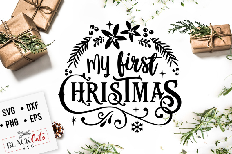 my-first-christmas-svg