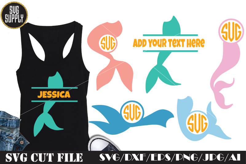 mermaid-monogram-svg-cut-file