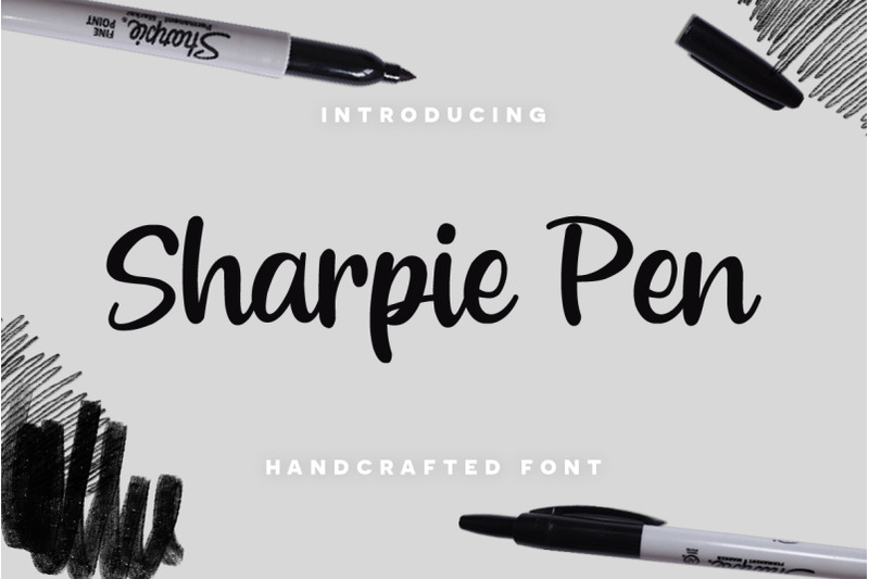 sharpie-pen-font