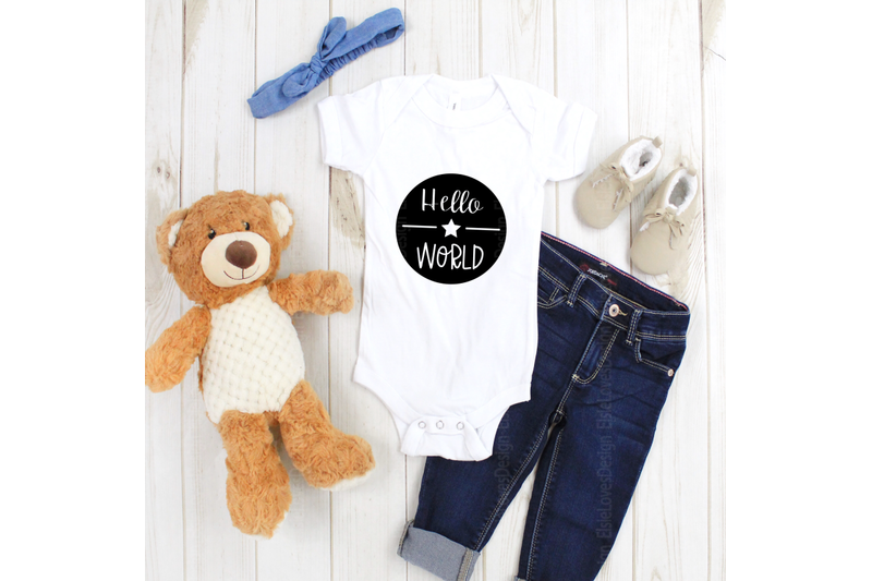 Download Baby Milestones - Hello World SVG Files By ...