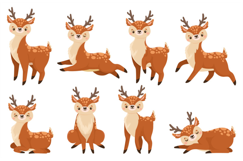cute-cartoon-deer-running-reindeer-wildlife-fawn-and-deers-child-vec