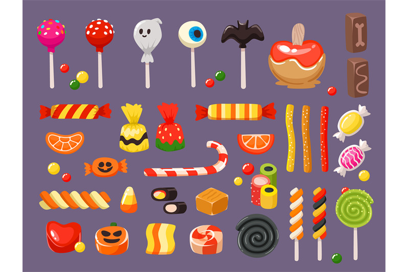 halloween-candy-sweet-candies-scary-bat-lollipop-and-sweets-liquoric