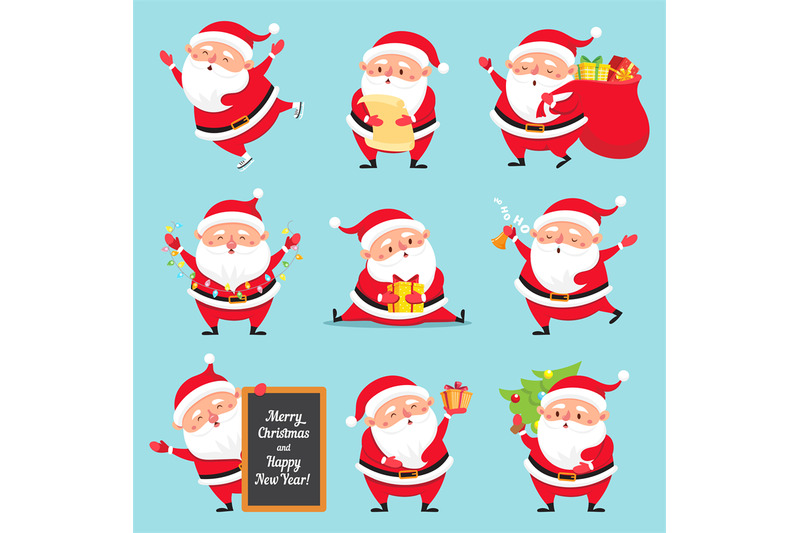 cartoon-santa-claus-christmas-holiday-greeting-card-character-funny