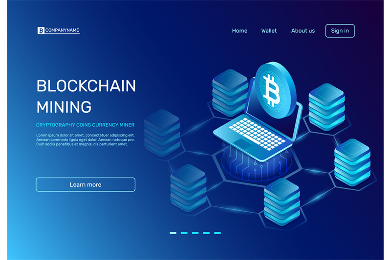 blockchain-mining-cryptography-coins-currency-miner-on-laptop-connect