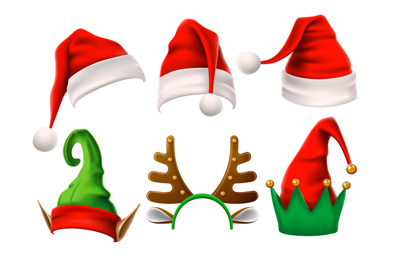 christmas-holiday-hat-funny-3d-elf-snow-reindeer-and-santa-claus-hat