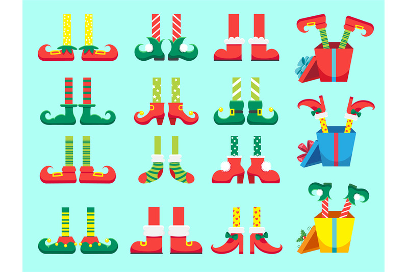 christmas-elf-feet-shoes-for-elves-foot-santa-claus-helpers-dwarf-le