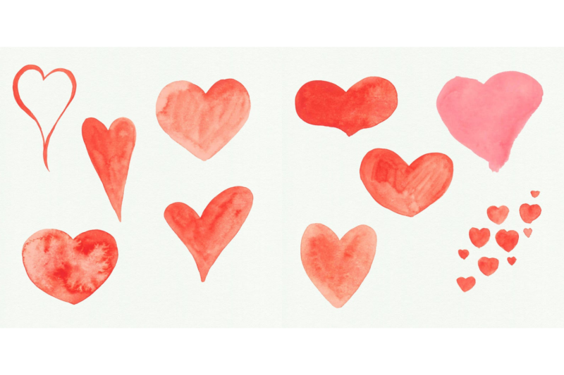 30-handpainted-watercolor-hearts