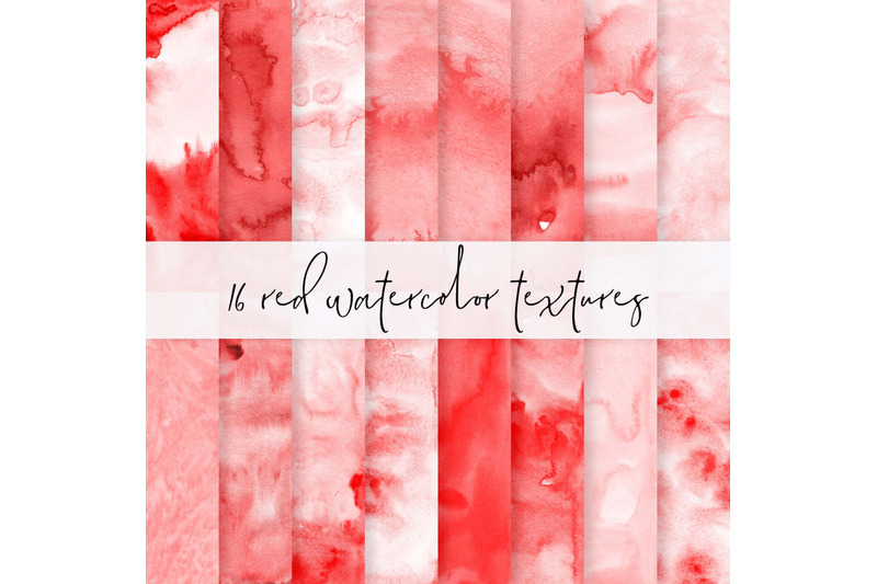 red-digital-papers-watercolor-red-textures