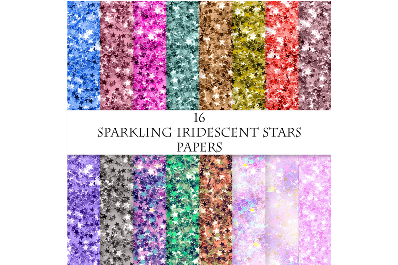 16-iridescent-glitters-digital-paper-colorful-star-digital-paper