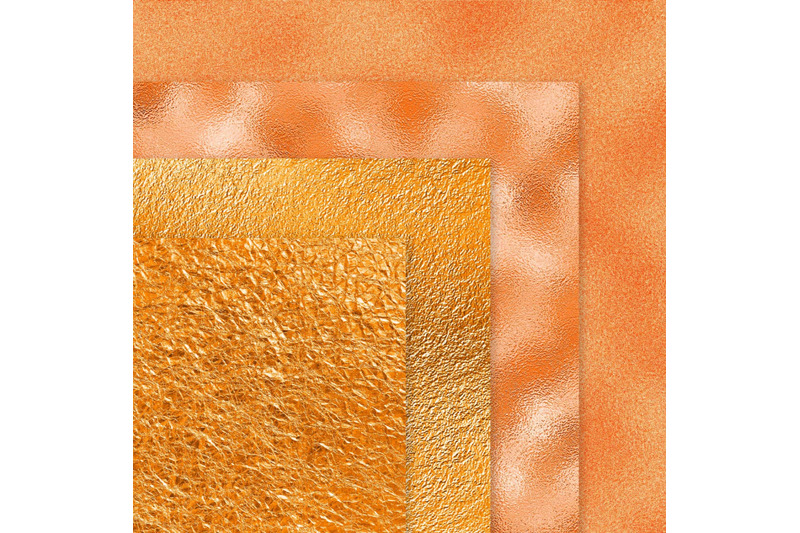 16-orange-patterns-printable-cooper-foil-papers