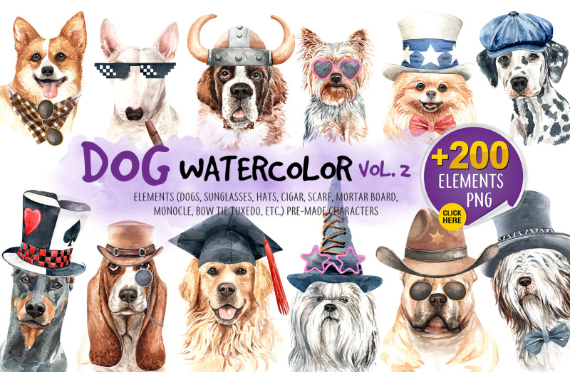 dog-watercolor-animal-clip-art-dog-watercolor-painted-setcd