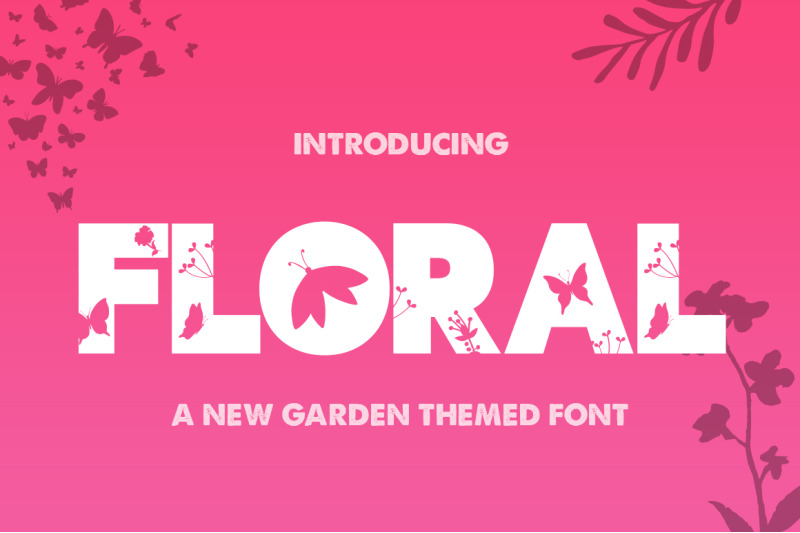 the-floral-font