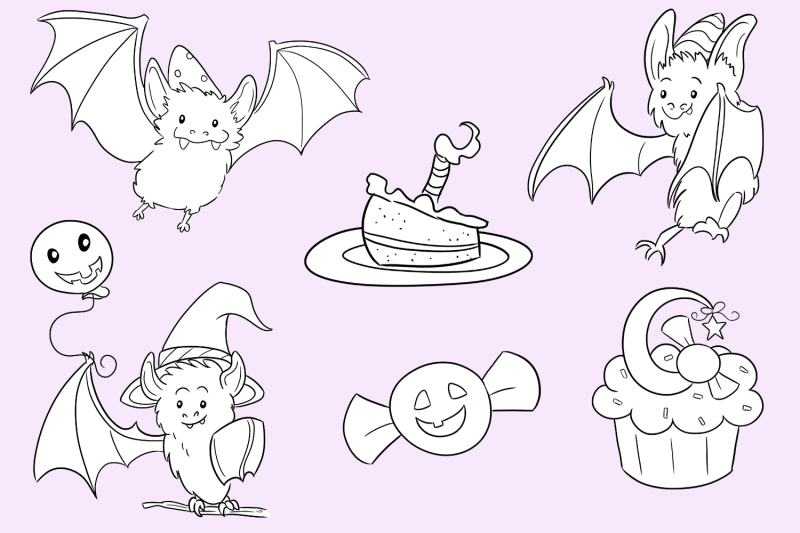 halloween-party-bats-digital-stamps
