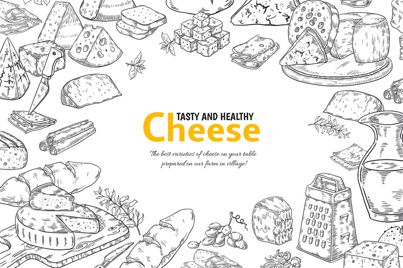 hand-drawn-cheese-background-organic-italian-food-and-snacks-sketch