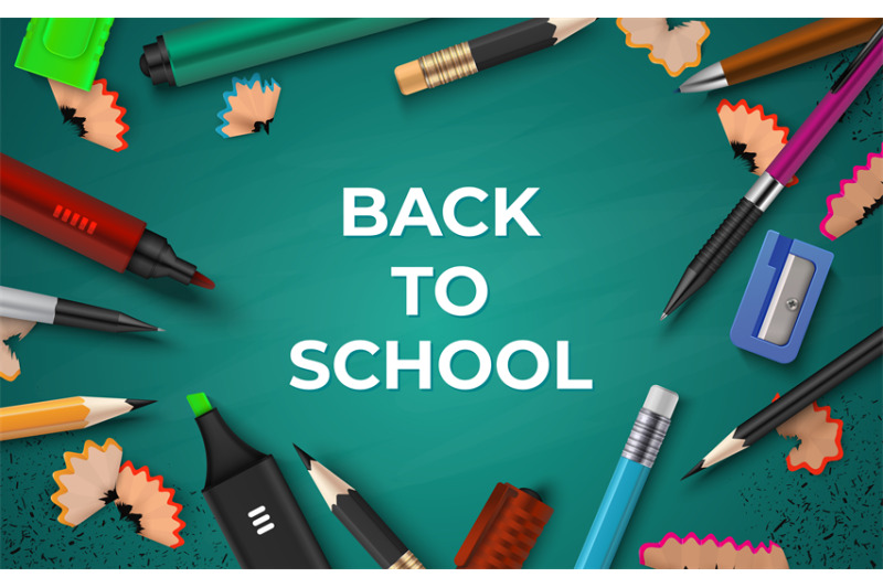 back-to-school-background-realistic-stationery-on-chalkboard-pen-pen