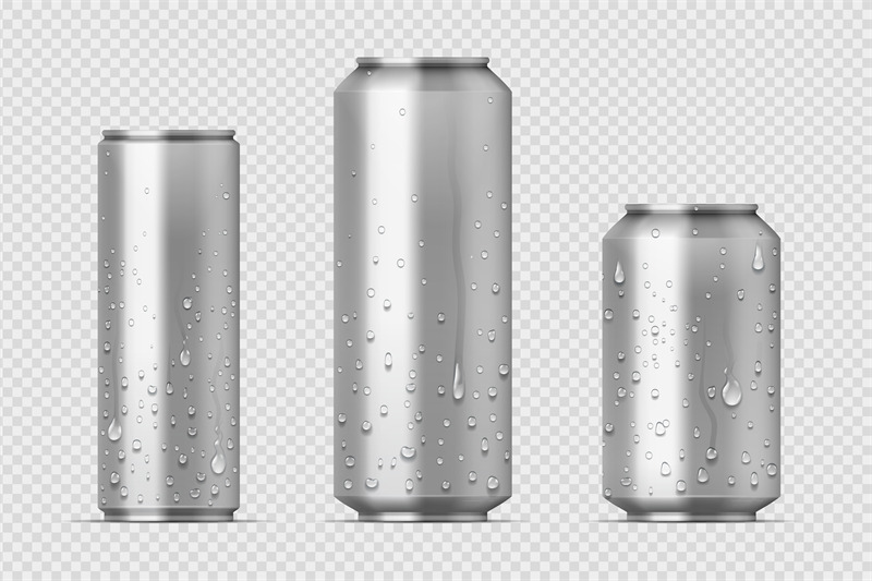 realistic-metal-cans-aluminum-bear-soda-and-lemonade-cans-with-water