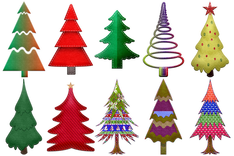 christmas-felted-trees-clip-art